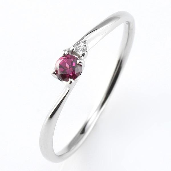 指輪レディース 指輪 プラチナ ガーネット 1月 誕生石 プラチナ リング 指輪 ファッションリング...