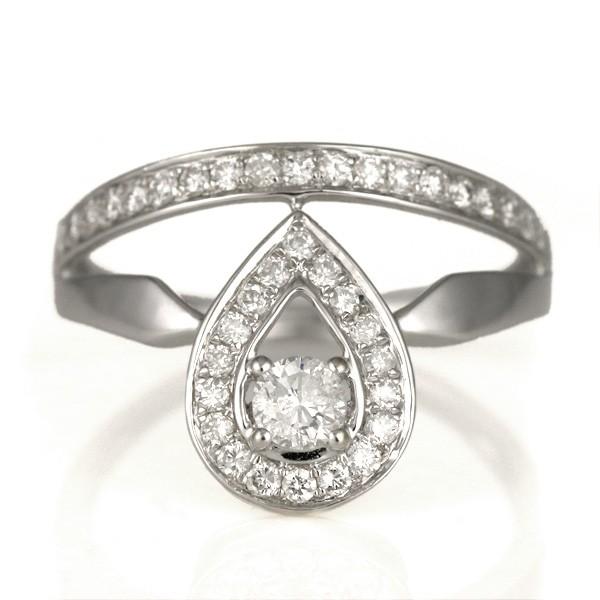 アンティーク調指輪 ダイヤモンド リング 指輪 ゴールド 18金 レディース オーダー