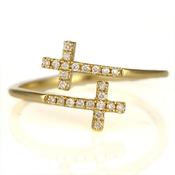 ダイヤモンドリング ゴールド 18金 レディース オーダー