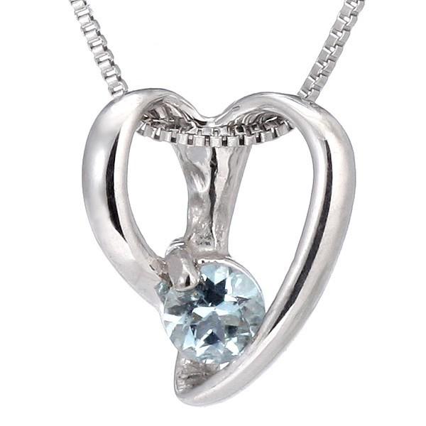 ネックレス レディース 天然石 アクアマリン オーダー