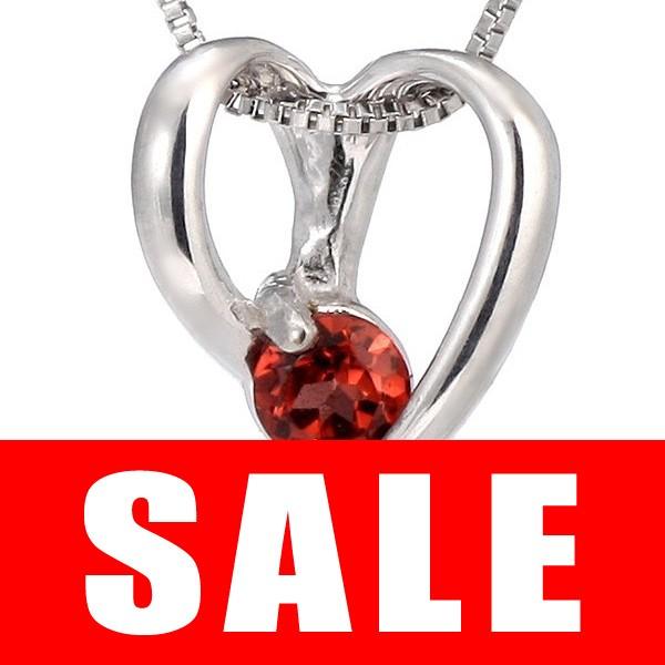 ネックレス レディース 天然石 ガーネット ネックレス (ガーネット) オープンハート オーダー