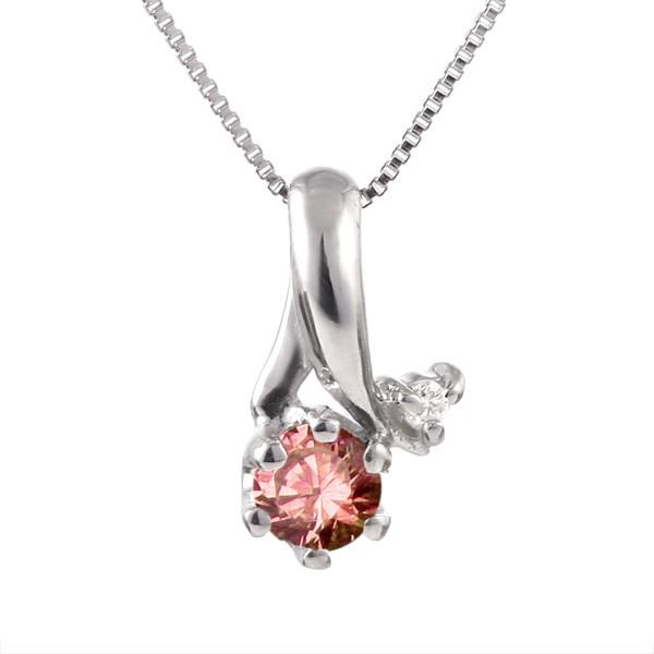 ガーネット ネックレス (ガーネット) ホワイトゴールド オーダー