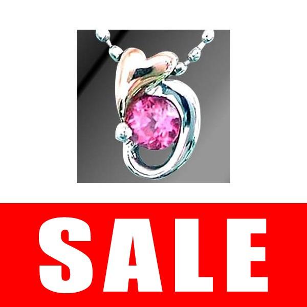 10月誕生石 プラチナ  K18PGピンクトルマリンペンダントネックレス オーダー