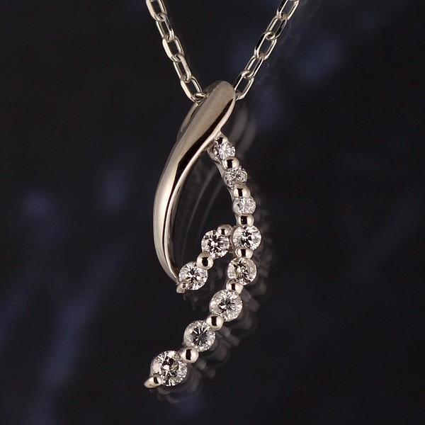 スイート エタニティ ダイヤモンド 10個 ダイヤモンド ネックレス プラチナ 結婚 10周年記念 ...