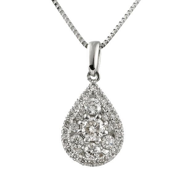 プラチナ ダイヤモンド ネックレス 0.5カラット オーダー