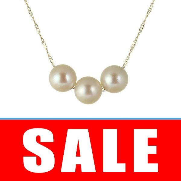 パール 本真珠 イエローゴールド ネックレス オーダー