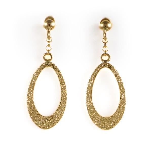 ネックレス レディース 18金 18金ネックレスゴールドピアス 揺れる イエローゴールド地金 18k...