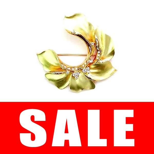 Ｋ18ダイヤモンドブローチ オーダー