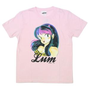 うる星やつら ラムちゃんプリントTシャツ LUM アップ LUM001-BLK