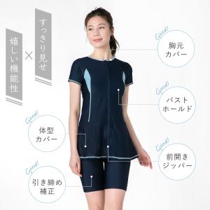 大きいサイズ フィットネス 水着 レディース ...の詳細画像3