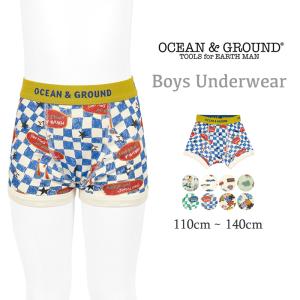 オーシャンアンドグラウンド パンツ ボクサーパンツ ショーツ キッズ 子ども 男の子 下着 小学生 幼稚園 140 130 120 110 : Ocean＆Ground