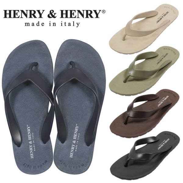 henry＆henry ヘンリーアンドヘンリー ビーチ サンダル メンズ レディース イタリア シン...