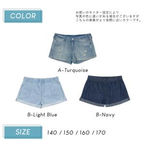【アウトレットセール】 ジュニア 水着 デニム...の詳細画像3