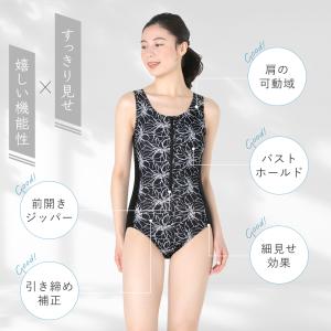 大きいサイズ 水着 フィットネス レディース ...の詳細画像3