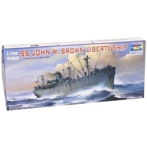 1/700  トランペッター   アメリカ海軍 リバティシップ ジョン W ブラウン
