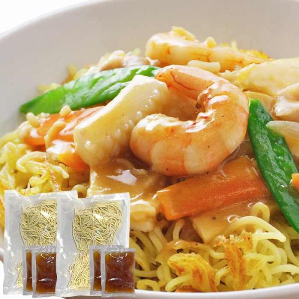 ゆうパケット出荷 こだわり讃岐製法の生麺とオイスターソースの風味が食欲をそそる 上海風焼きそば4食(...