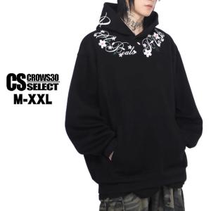 パーカー メンズ V系 サーフ ビッグパーカー y2kファッション 新作 花