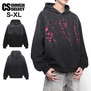 パーカー メンズ V系 サーフ ビッグパーカー y2kファッション 新作 花