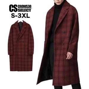 ヴィジュアル系 衣装 ダブルコート メンズ ロングコート レッド ヴィジュアル系 衣装 ダブルコート メンズ ロングコート レッド