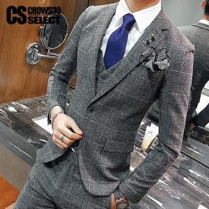 スーツ メンズ スリムスーツ 3p スリーピース 送料無料 インポート チェック 格子 細身 17 春 新作 V系 ホスト スーツ Ali 217gcksute Alleglo クローズ30スタイル 通販 Yahoo ショッピング