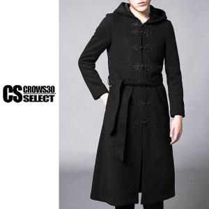ダッフルコート メンズ ロングコート ブラック 黒 16 秋 冬 新作 30代 40代 個性的 大人 Ali Crwlongdacat Alleglo クローズ30スタイル 通販 Yahoo ショッピング