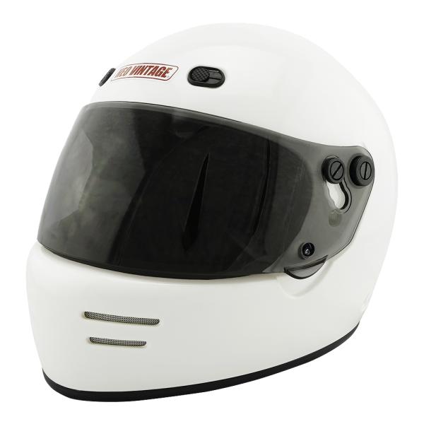 フルフェイスヘルメット  ホワイト×ライトスモークシールド XLサイズ:61-62cm対応 VT6 ...