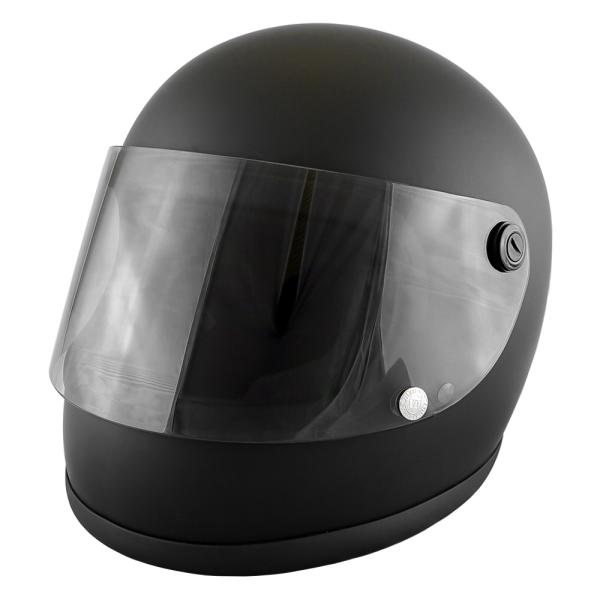 フルフェイスヘルメット マットブラック×ライトスモークシールド Lサイズ:59-60cm VT7 N...