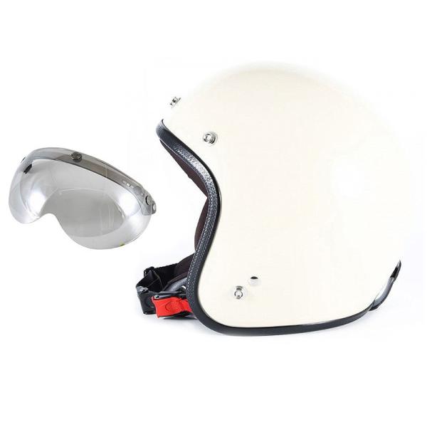 72JAM ジェットヘルメット&amp;シールドセット JP MONO HELMET - オフアイボリー  ...