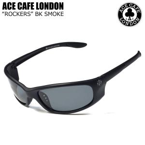 バイク ツーリング ACE CAFE サングラス “ROCKERS” BK SMOKE UVカット 紫外線 偏光 ACE CAFE LONDON エースカフェ N002SG-BKSM｜alleguretto88jp