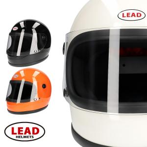 ヘルメット バイク フルフェイス ヘルメット バイク フルフェイスヘルメット レトロビンテージ 族ヘル LEAD リード工業 RX-200R｜ハンドルキング