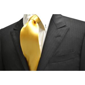無地（シルクサテン）/イエローゴールドのネクタイ/30%OFF/AP-009