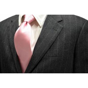 濃いピンク色のバスケット織ネクタイ/20%OFF/MUT-B005｜allety-y