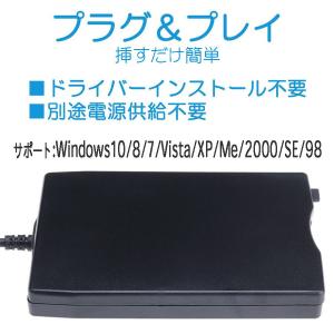 フロッピーディスクドライブ USB 外付け 3...の詳細画像1
