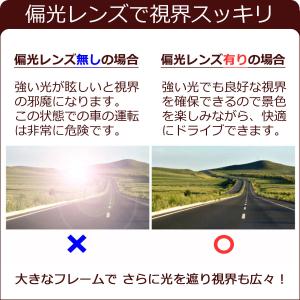 サングラス レディース 偏光 紫外線 UV カ...の詳細画像3
