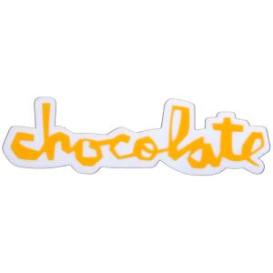 チョコレート CHOCOLATE／CHUNK STICKER 6” (YELLOW) ステッカー｜alleyoop