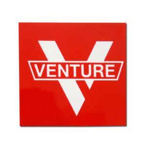 ベンチャー／VENTURE BOX LOGO ステッカー (RED)｜alleyoop