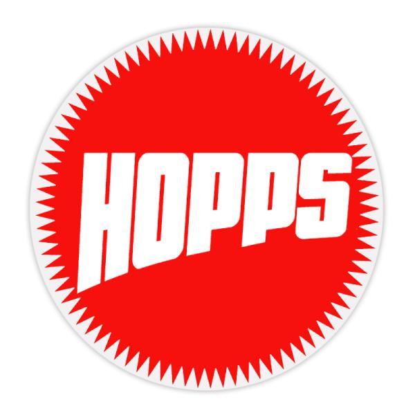ホップス／HOPPS SUN LOGO ステッカー