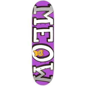 ミャオ MEOWSKATEBOARDS／TEAM LOGO PURPLE 7.25 デッキ｜alleyoop