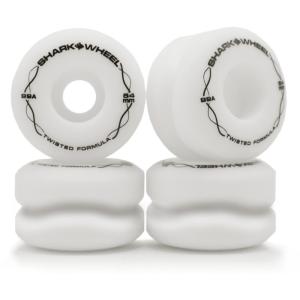 シャークウィール SHARK WHEEL／TWISTED FORMULA ( WHITE ) 54mm 99A ウィール｜alleyoop