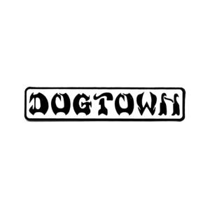 ドッグタウン／DOGTOWN BAR LOGO STICKER 8” ( BLACK/WHITE ) ステッカー｜alleyoop