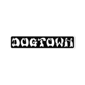 ドッグタウン／DOGTOWN BAR LOGO STICKER 8” ( WHITE/BLACK ) ステッカー｜alleyoop