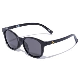 ニューエラ NEWERA／SUNGLASSES ボストン スクエアレンズ シャイニーブラックフレーム グリーングレーレンズ サングラスの商品画像