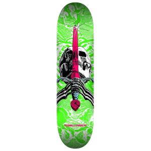 パウエル／POWELL PERALTA SKULL&SWORD 7.5 (WHITE/GREEN) デッキ｜alleyoop