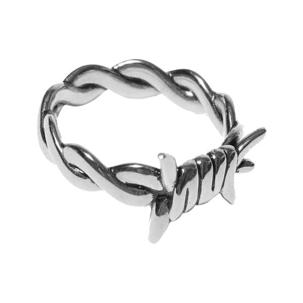 ハフ／HUF BARBED WIRE RING (SILVER) Mサイズ 16号 リング、ネックレ...