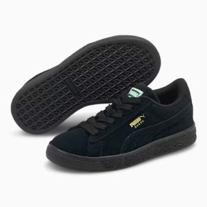 プーマ スケートボーディング PUMA SKATEBOARDING／PUMA SUEDE CLASSIC KIDS (PUMA BLACK-PUMA BLACK) 20.0cm シューズ・キッズ｜alleyoop