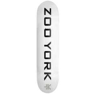 ズーヨーク／ZOOYORK OG 95 LOGO BLOCK DECK (WHITE) 8.0 デッキ｜alleyoop