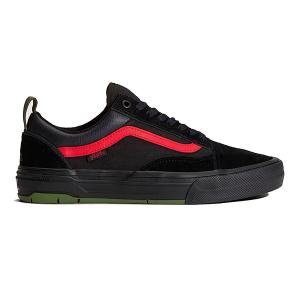 VANS ヴァンズ VANS SKATE OLD SKOOL WAFFLECUP Atiba スケート オールドスクール ワッフルカップ BLACK/GREENスケートボード スケボー シューズ