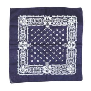 DOGTOWN（ドッグタウン） CROSS LOGO BANDANA BLACK バンダナ ブラック