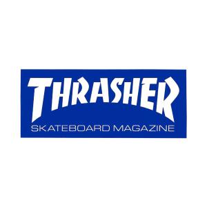 THRASHER スラッシャー THRASHER LOGO STICKER MINI BLUE スケートボード スケボー ステッカー シール ステッカー シール