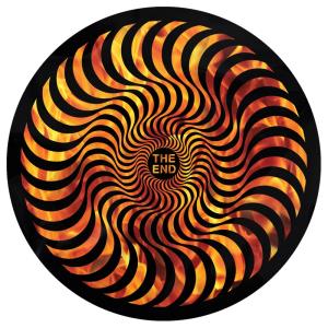 SPITFIRE スピットファイア HELLFIRE CLASSIC SWIRL STICKER (M) U4695-C01S01 ステッカー